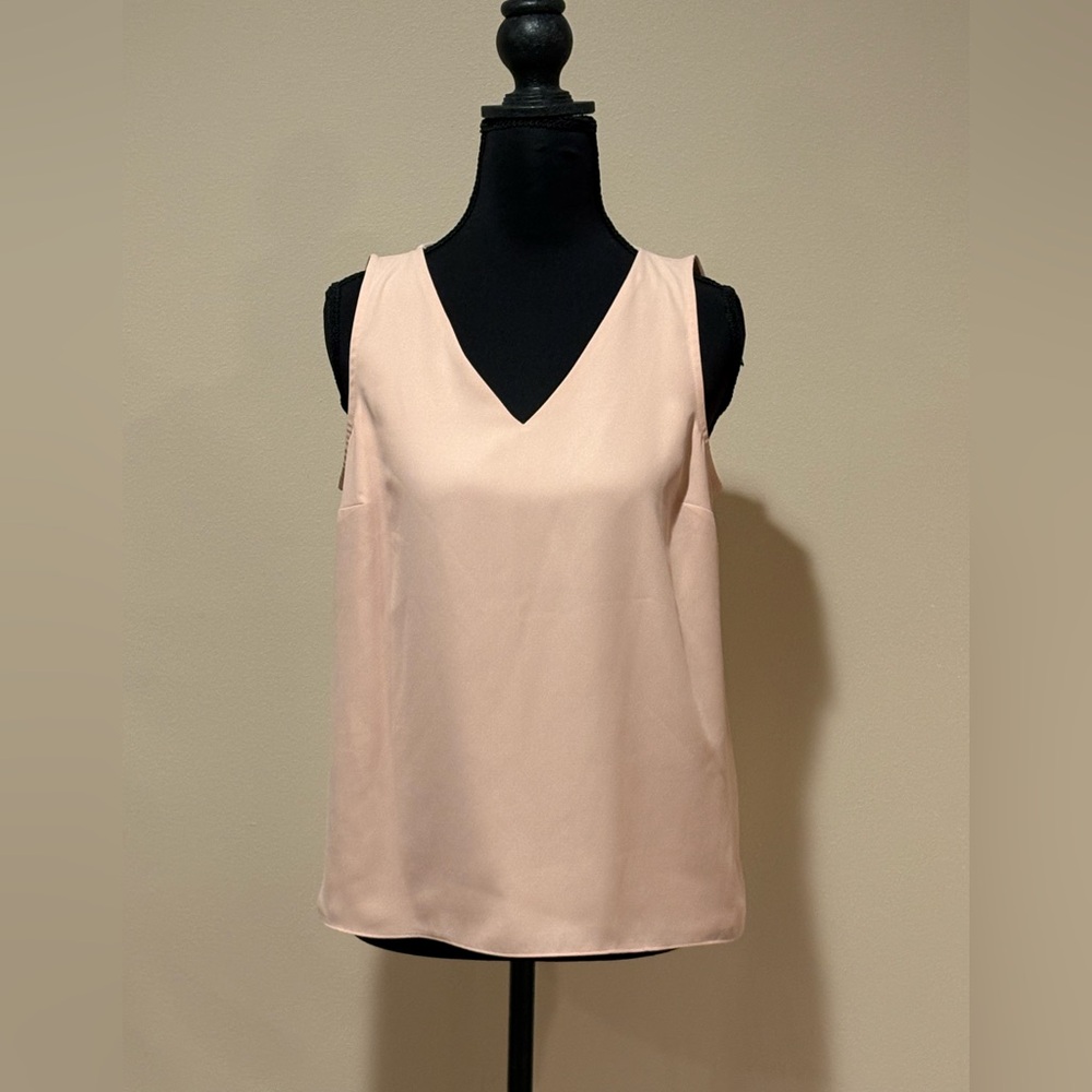 Nine West Blush V-Neck Tank Top Size XS